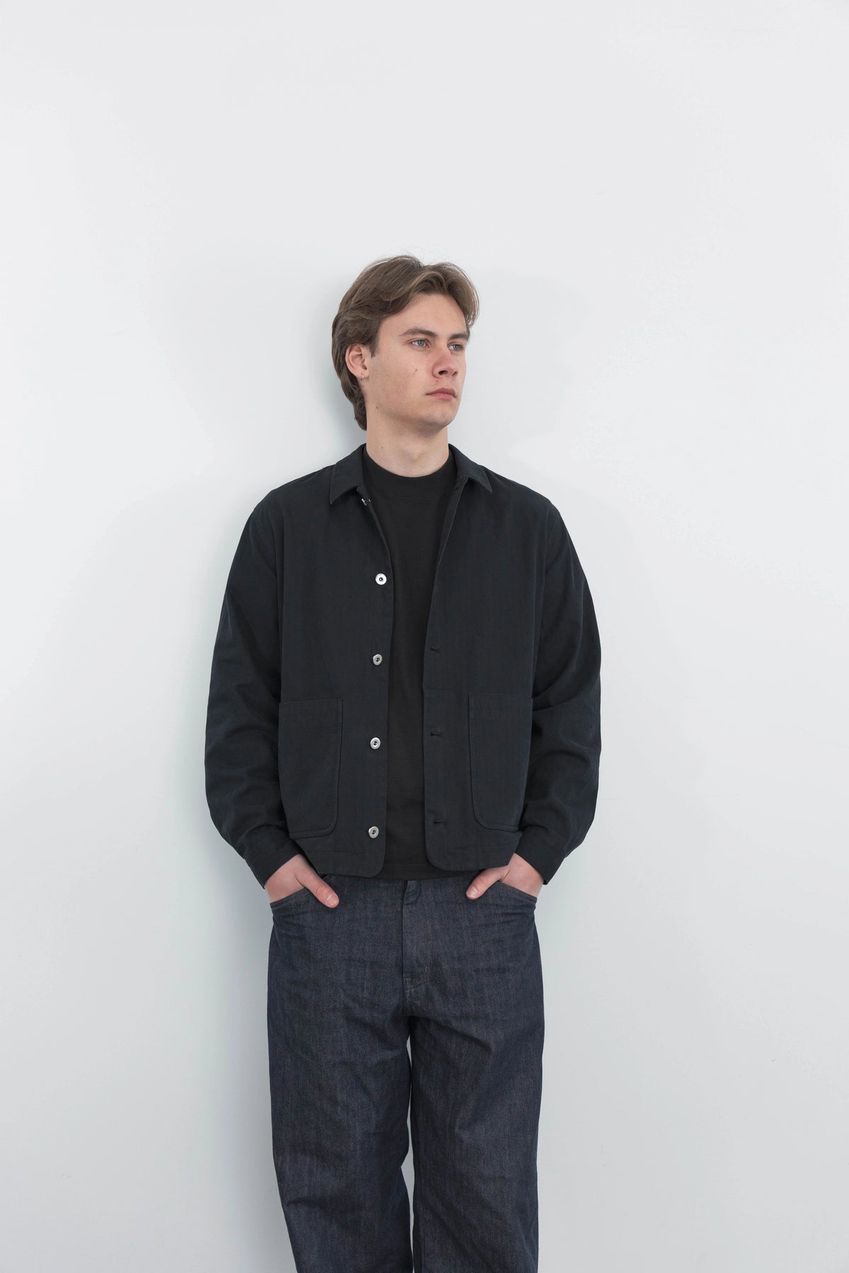 Chore Coat - Black & Relaxed T-Shirt - Black