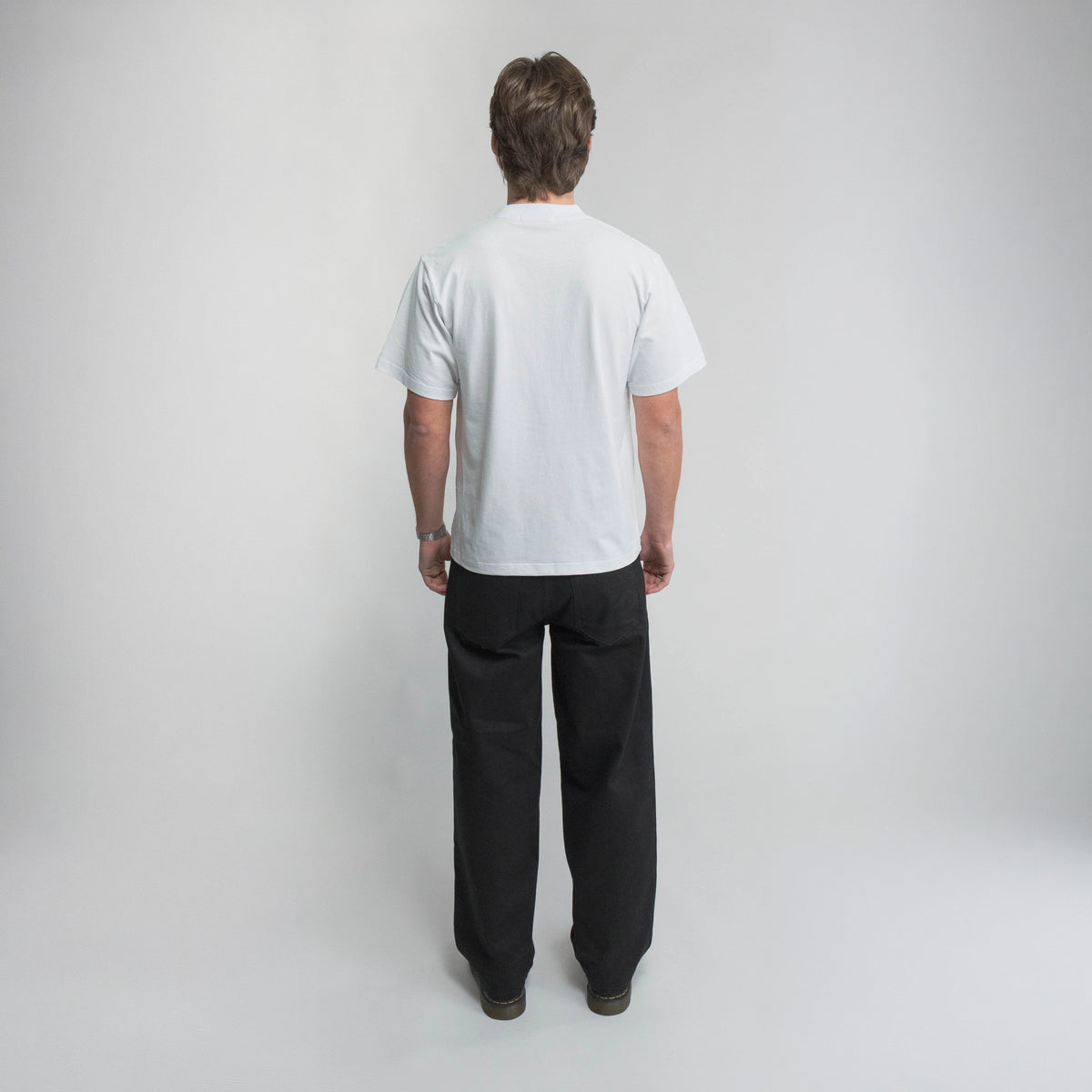 Anderson Relaxed T-Shirt in white, back view