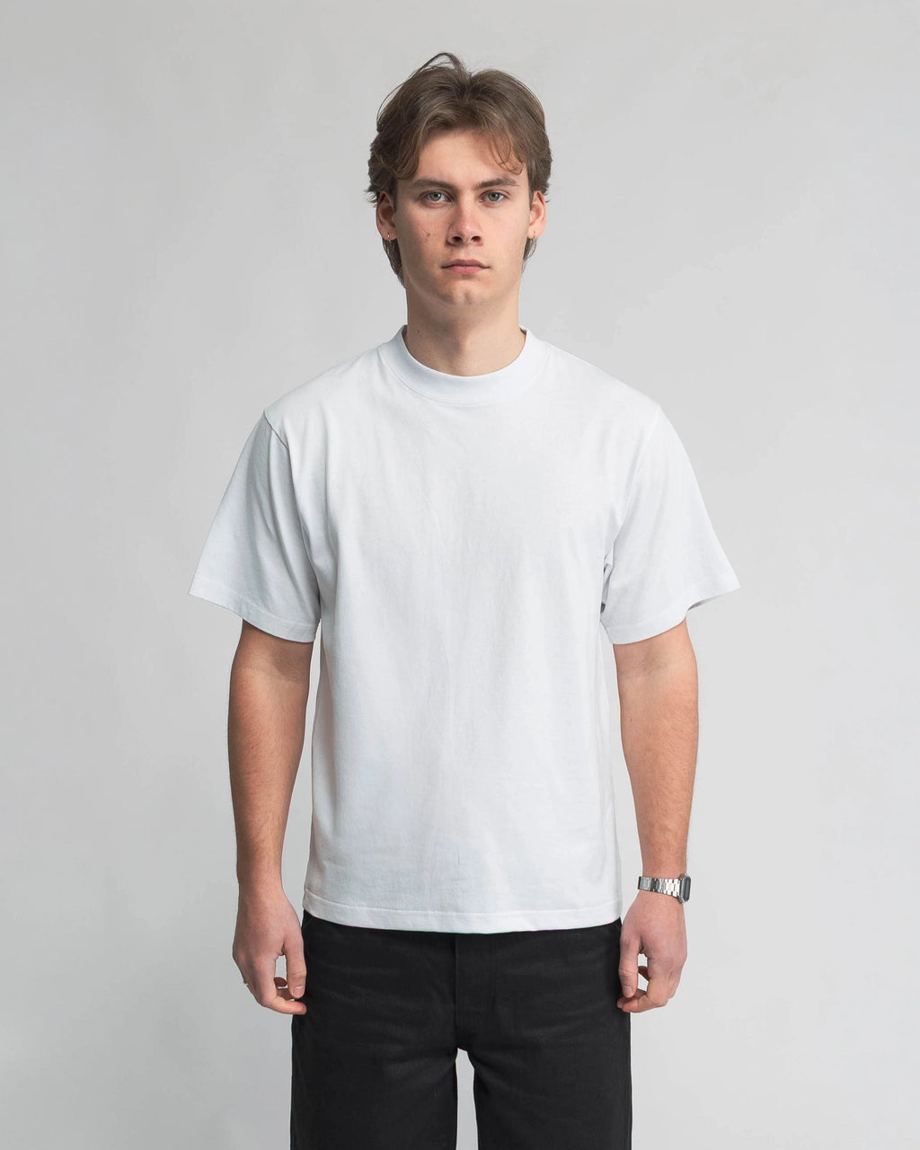Anderson Relaxed T-Shirt in white, front view
